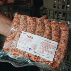 Package of Pork Italian Sausage from Baker's Farm