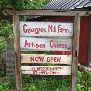Georges Mill Farm Sign