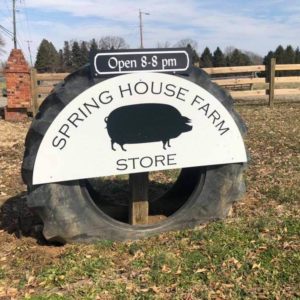 Spring House Farm Store Sign