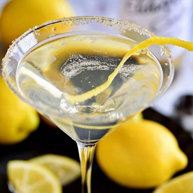 Lemon Martini from Lilah Restaurant