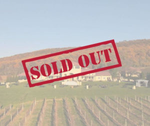 Breaux Vineyards with Sold Out sign in front