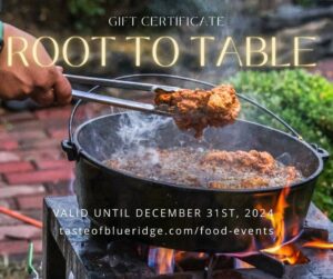 Root to Table Gift Cards